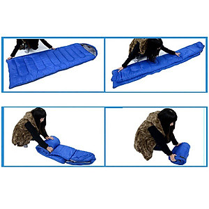 Túi Ngủ Văn Phòng Du Lịch, Phượt Cá Nhân, Túi Ngủ Mùa Đông - 3 Lớp Cao Cấp - Gói Gọn Tiện Ích- Hàng Chính Hãng MINIIN