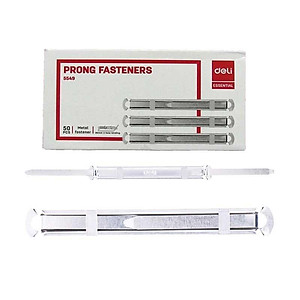 Nẹp Tài Liệu Sắt 80mm - Deli 5549 (50 Nẹp)