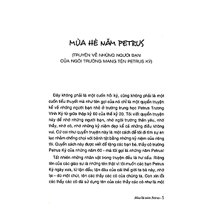 Sách Mùa Hè Năm Petrus (Tái Bản 2019)