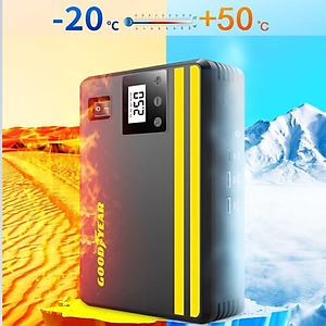 Bộ kích điện kiêm bơm lốp ô tô và sạc dự phòng Goodyear GY-5296 - Hàng nhập khẩu