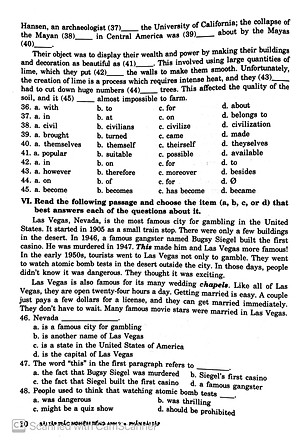 Sách Bài Tập Trắc Nghiệm Tiếng Anh 9 (Không Đáp Án)