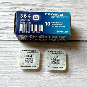 Pin Renata SR621SW 364 Thuỵ Sĩ Viên Rời Cho Đồng Hồ Đeo Tay