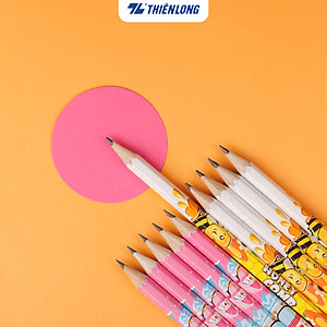 Hộp 10 Bút chì gỗ Thiên Long Điểm 10 TP-GP05 - Độ cứng HB - Viết êm, ngòi mềm hạn chế gãy