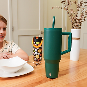 [Elemental chính hãng - Thương hiệu Mỹ] Ly giữ nhiệt Commuter Elemental 1180ml thép không gỉ có tay cầm combo ống hút trân châu