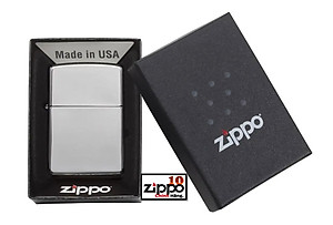 Bật lửa Zippo 250 Classic High Polish Chrome - Chính hãng 100%