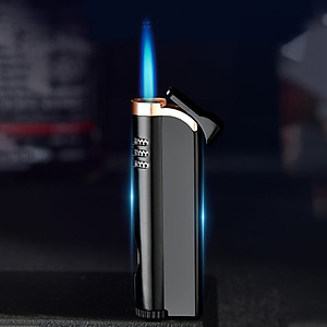 Vỏ Hột Quẹt Bật Lửa Khò 1 Tia Focus WF002 Đẹp Độc Lạ Lửa Khò Mạnh Mẽ - Dùng Gas Cao Cấp