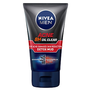 Sữa Rửa Mặt NIVEA MEN Detox Mud Bùn Khoáng Giúp Giảm Mụn & Hư Tổn Da (100G) - 83940
