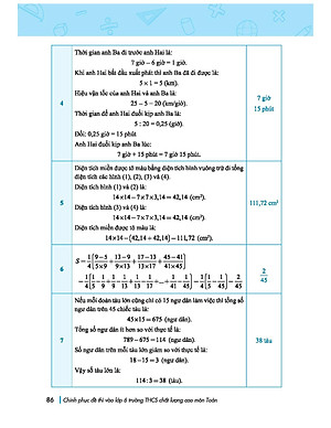 Sách Chinh Phục Đề Thi Vào Lớp 6 Trường THCS Chất Lượng Cao Môn Toán