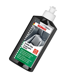 Kem làm sạch và dưỡng ghế da chuyên dụng Sonax 291141 250ml - tặng 1 khăn 3M màu ngẫu nhiên - Không cần nước, kéo dài tuổi thọ da, hạn chế khô cứng và bong tróc, phục hồi da cũ