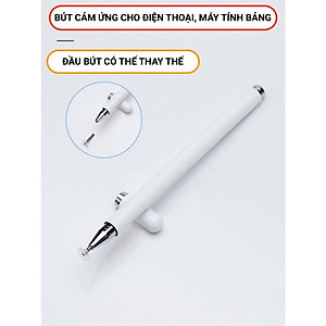 Bút Cảm Ứng Dành Cho Điện Thoại Ipad Máy Tính Bảng - Hàng Nhập Khẩu (Tặng Đầu Cảm Ứng Thay Thế)