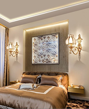 Đèn tường đồng GENZA trang trí nội ngoại thất cao cấp 