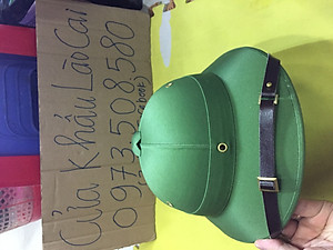 Mũ cối tàu lòng vàng cốt phíp không ngấm nước vải gabadin tô châu 