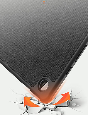Bao da cho SamSung Galaxy Tab A9+ Plus 2023 chính hãng Dux Ducis Domo viền mềm chống sốc - Hàng chính hãng 