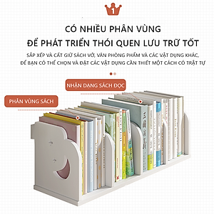 Kệ Sách Để Bàn Làm Việc Họa Tiết Dễ Thương Thương Hiệu IGA - IG410