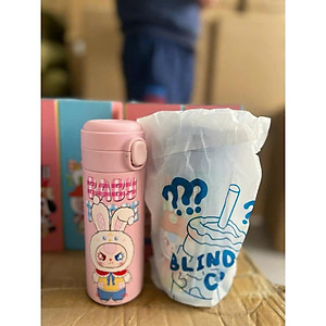 Bình nước giữ nhiệt hoạ tiết Baby Three cho bé dung tích 500ml - giao họa tiết ngẫu nhiên