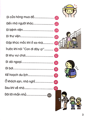 Sách Cẩm Nang Sinh Hoạt Bằng Tranh Cho Bé Tập 3: Kĩ Năng Đi Ra Ngoài