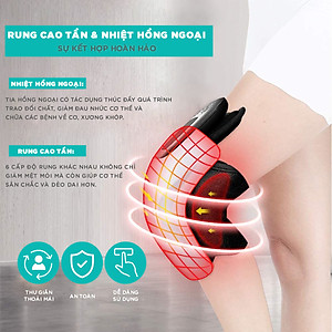 Máy Massage Đầu Gối Galen G011 Mát Xa Tia Hồng Ngoại Trị Liệu Đầu Gối, Khuỷu Tay, Vai