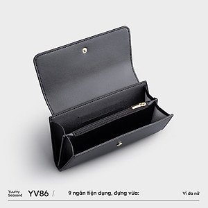 Ví Yuumy ( Thời trang nữ kiểu cầm tay dáng dài basic - Ví da Seasand YV86 )
