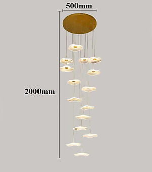 Đèn thả thông tầng ZESIE kiểu dáng độc đáo trang trí nội thất hiện đại [ẢNH VIDEO THẬT 100%]