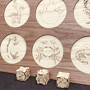 Cờ Lắc Bầu Cua Bằng Gỗ Siêu Bền Trò Chơi Dân Gian Việt Nam Dịp Lễ Tết Giúp Cả Nhà Giải Trí Vui Nhộn