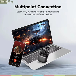 Edifier W200T - Tai Nghe TWS Không Dây Bluetooth 5.4 Kết Nối Đa Điểm, Chống Nước IP54, Thời Gian Sử Dụng 29 Giờ - Hàng chính hãng