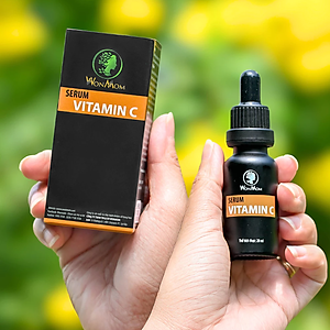 Serum vitamin C trắng da, đánh bay sạm nám Wonmom 20ml