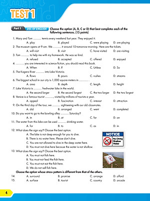 Practice Test Grade 9