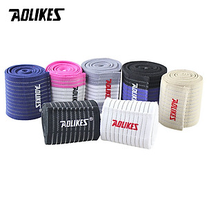 Bộ 2 Băng Quấn Hỗ Trợ Đầu Gối, Bảo Vệ Bắp Ống Chân Khi Chơi Thể Thao Sport Knee Support AOLIKES YE-1516