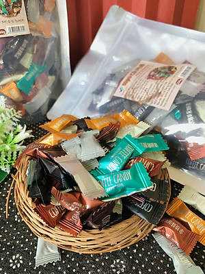 Kẹo Cà Phê Coffee Candy Đài Loan Không Đường Túi 250g