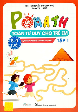 Bộ Pomath - Toán Tư Duy Cho Trẻ Em 8 - 9 Tuổi (Tập 1 + 2) (Bộ 2 Tập)