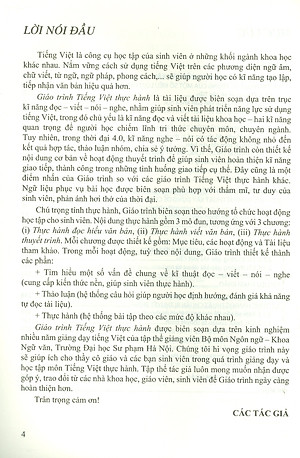 Giáo Trình Tiếng Việt Thực Hành (ĐHSP)