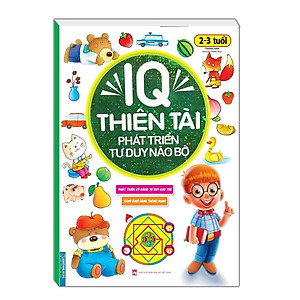 Combo Sách IQ Thiên Tài Phát Triển Tư Duy Não Bộ 1-7 Tuổi (Bộ 6 cuốn)