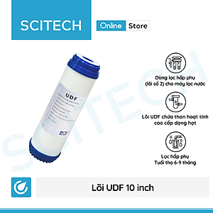 Lõi lọc nước số 2 UDF 10 inch dùng trong máy lọc nước RO, bộ lọc thô - Hàng chính hãng