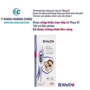 Nhiệt kế điện tử  kẹp nách cho bé B.Well WT04-Standard(Thuỵ Sĩ)