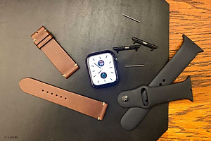 Dây Đeo Apple Watch 49mm 46mm 45mm 44mm 42mm, Chất Liệu Da Bò Cao Cấp, Phong Cách Vintage Hoài Cổ, Tương Thích Các Phiên Bản Series Ultra2/Ultra/SE2/SE/10/9/8/7/6/5/4/3/2/1