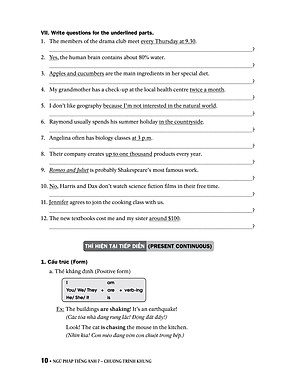 Ngữ Pháp Tiếng Anh 7 (Theo Chương Trình Khung Của Bộ Giáo Dục Và Đào Tạo)