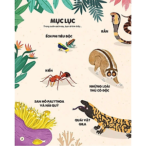Sách Bách Khoa Tri Thức Dành Cho Trẻ Em - Các Sinh Vật Cực Độc Trên Trái Đất
