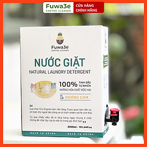 Nước giặt xả hữu cơ enzyme sinh học từ vỏ dứa Fuwa3e 3.5L