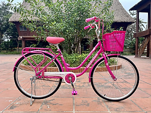 Xe đạp mini Wahama KOREA HQ 24/26 inch - Tặng khóa bánh sau, đồ lắp xe