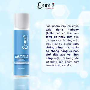 Dung dịch tẩy tế bào chết và tái tạo da Emmié All Target Skin Renewing Solution Pionin + 12% AHA/BHA/PHA (120ml) - Hàng chính hãng