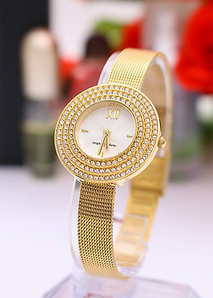 Đồng Hồ Nữ Dây Thép Mangosteen MS509E (Vàng)