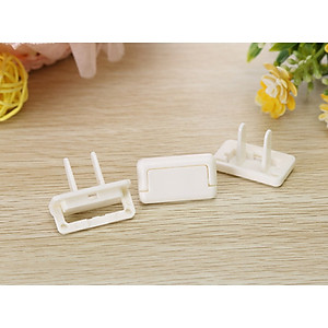 Nút Bịt Ổ Điện Babyup an toàn cho bé, nhựa ABS cao cấp, có móc kéo (Bộ 10 cái), loại 2 chân 3 chân chống giật nhỏ gọn chắc chắn