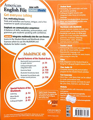 Sách American English File Level 4 Student Book/Workbook Multipack B