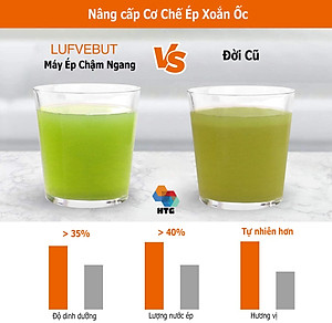 Máy Ép Chậm Ngang LUFVEBUT BP-800 hai tốc độ ép chậm biến đổi, dễ dàng vệ sinh, hàng chính hãng