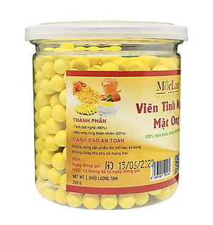 Viên tinh nghệ mật ong Mộc Lan (hũ 250g)
