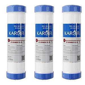 Bộ 3 Lõi Lọc Số 1 RO KAROFI KRF-L1 - Hàng Chính Hãng