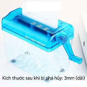 Máy hủy giấy văn phòng và gia đình, Máy cắt giấy mini, Máy hủy bill tính tiền, hóa đơn thanh toán, hủy tài liệu trên giấy A4, A5