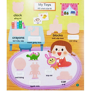 Sách Những từ vựng đầu tiên - Bé vui học tiếng anh cùng Sticker