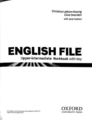 English File Upper-Intermediate: Workbook with Key