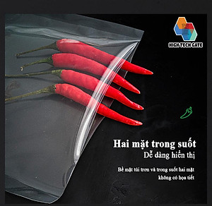 Túi Hút Chân Không Thực Phẩm Dạng Cuộn Trơn Phẳng 2 Mặt HTG, Đầy Đủ Kích Thước